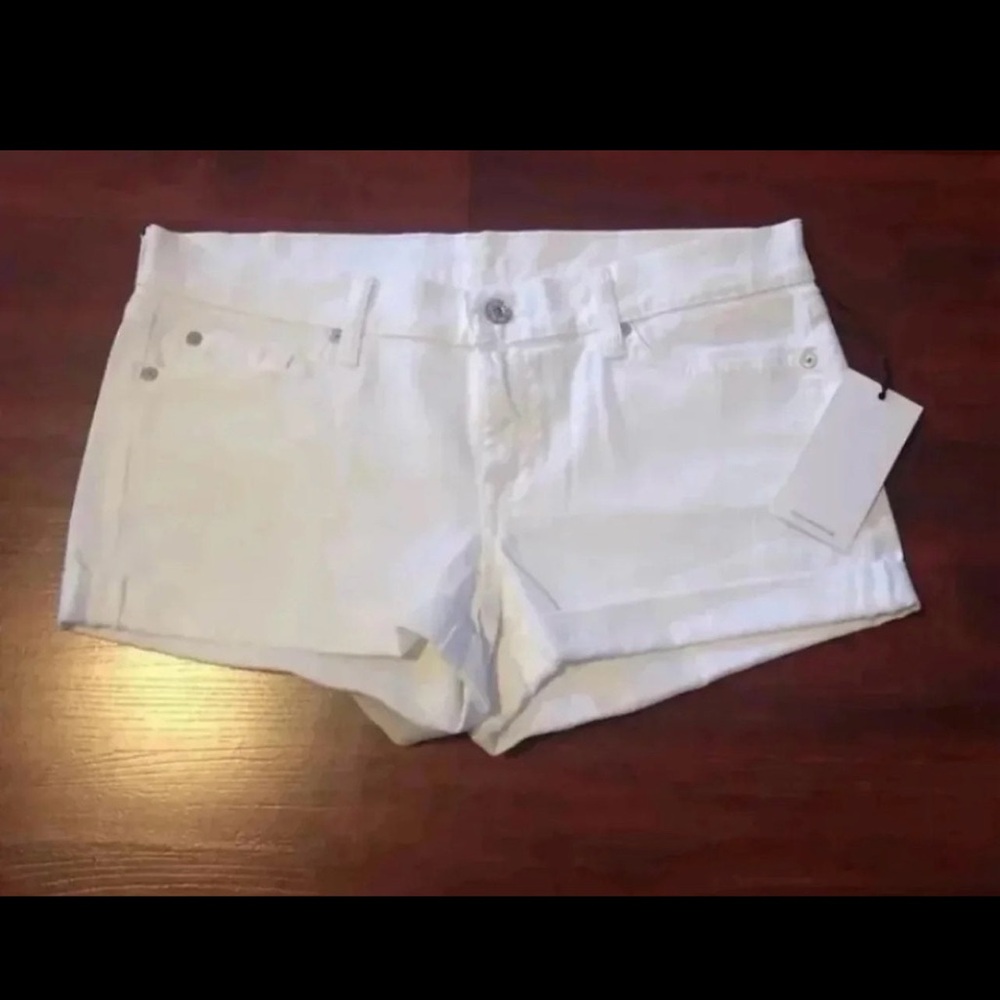 7 For All Mankind Classic Cream Pants